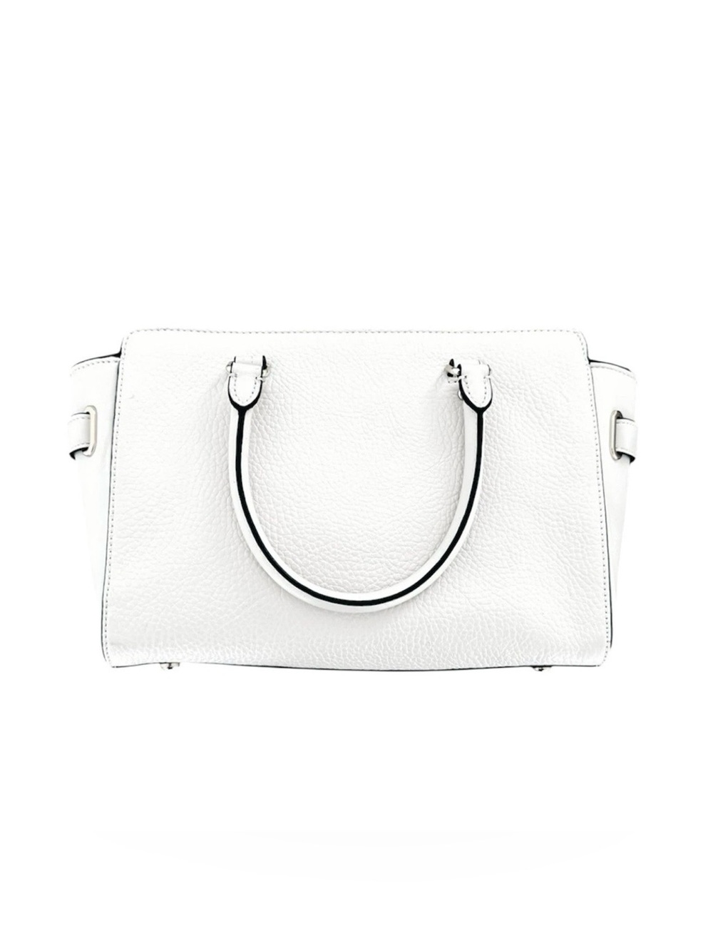 Coach Blake 25 Carryall Chalk Pebbled Leather Purse - Picture 7 of 8